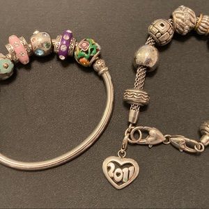 Two Brighton Charm bracelets